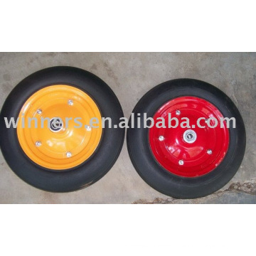 Hot sall wheelbarrow solid wheel 14*4